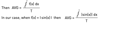 average value equation