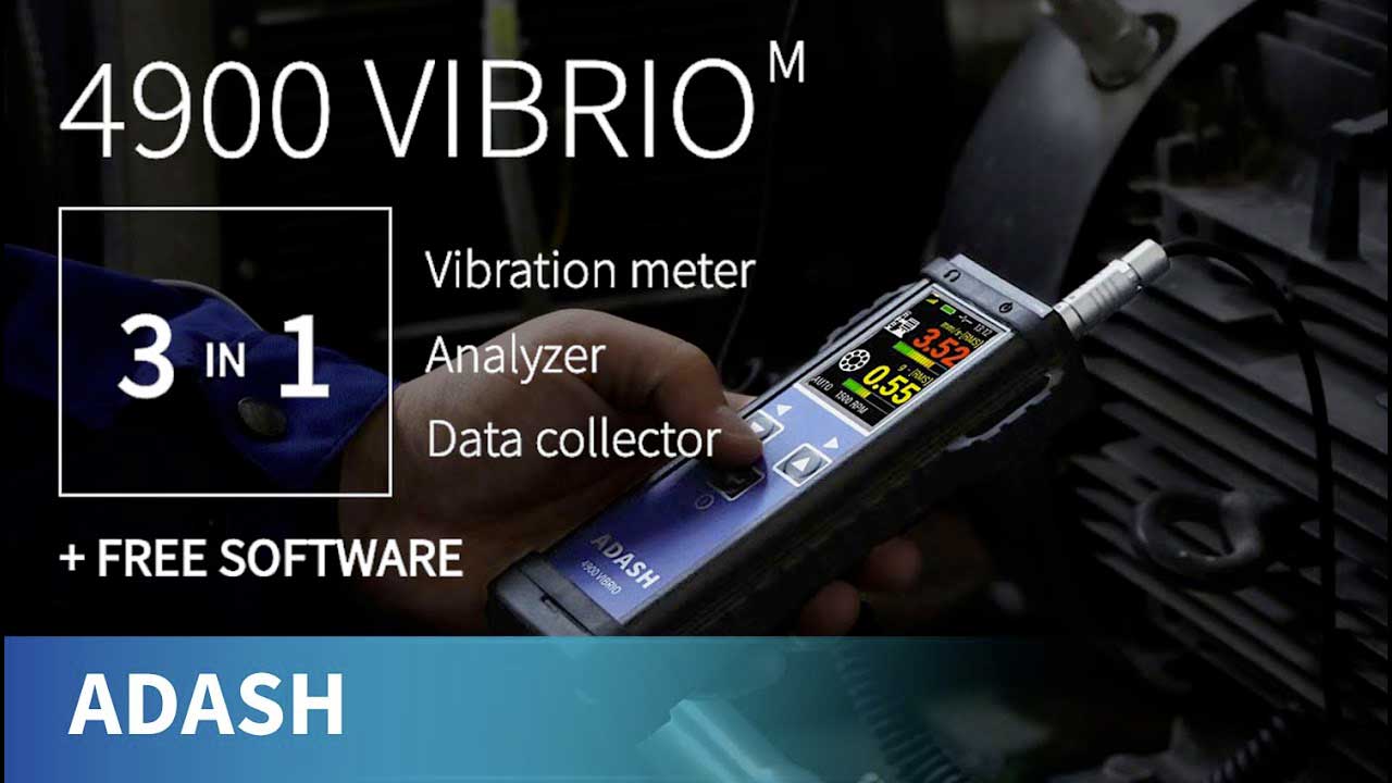 ADASH VIBRIO - 3 IN 1 - Vibrómetro, Analizador y Colector de datos