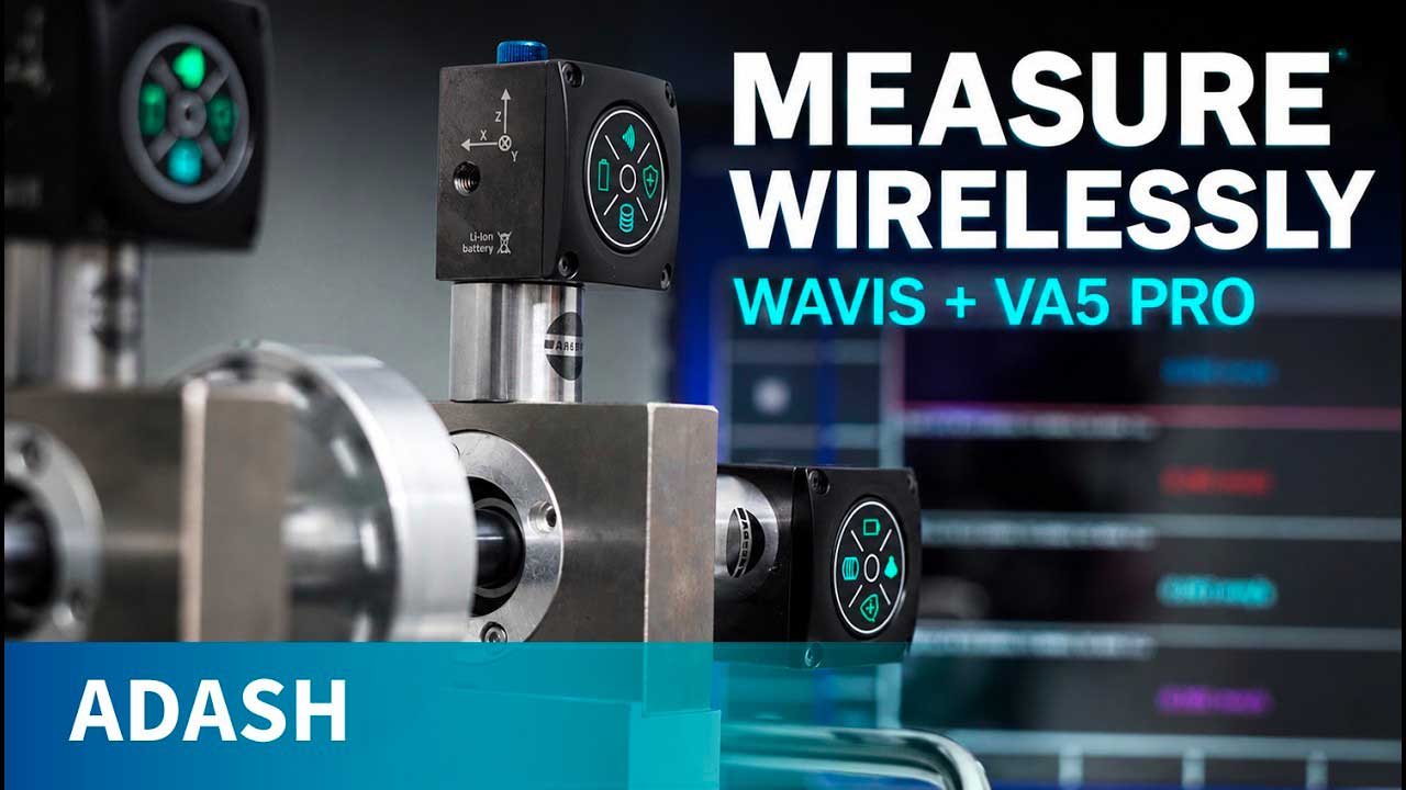                                              Sensor de vibración inalámbrico WAVIS | Configuración y medición con VA5 Pro
                                     
